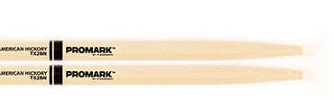 This is a picture of a ProMark TX2B Hickory 2B Nylon Tip Drum Sticks