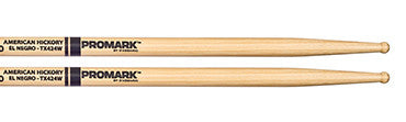 This is a picture of a ProMark Hickory 424 Horacio 'El Negro' Hernandez Wood Tip Drum Sticks