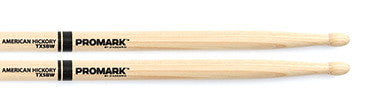 This is a picture of a ProMark TX5B Hickory 5B Wood Tip Drum Sticks