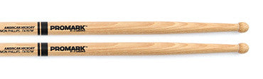 This is a picture of a ProMark Hickory 707 Simon Phillips Wood Tip Drum Sticks