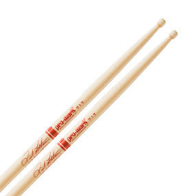 This is a picture of a ProMark Hickory 717 Rick Latham Wood Tip Drum Sticks
