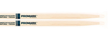 This is a picture of a ProMark TXR5A Hickory 5A "The Natural" Nylon Tip Drum Sticks