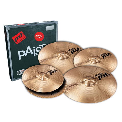 Paiste PST 5 Series Universal Enhanced Box Set  (14HH / 16CR / 18CR / 20RD) PST5RS16SET