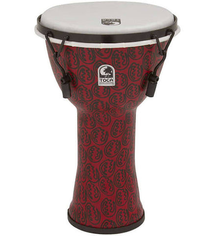 Toca Freestyle II Mechanically Tuned 14" Djembe Red Mask TF2DM-14RMB