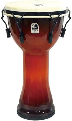 Toca Freestyle Mechanically Tuned 10" Djembe African Sunset SFDMX-10AFS
