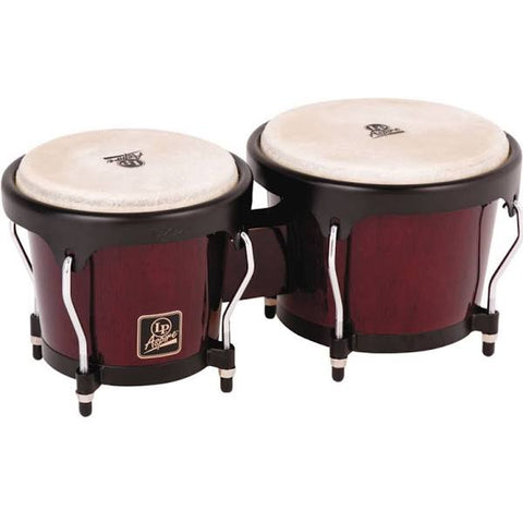 LP LPA601-DW Aspire Wood Bongos Dark Wood