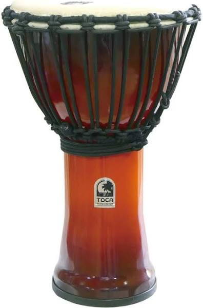 Toca Freestyle Rope Tuned 10" Djembe African Sunset SFDJ-10AFS