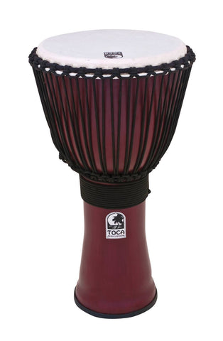 Toca Freestyle II Rope Tuned 12" Djembe Dark Red TF2DJ-12R
