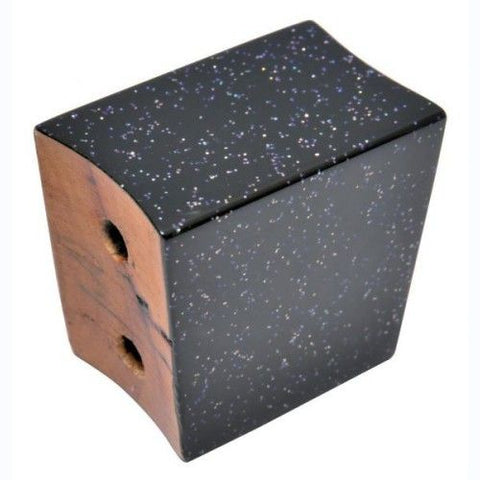 Latin Percussion Bongo Center Block Black Holo Skarkle (Comfort Curve 7"& 8 1/2") - LP739-GG